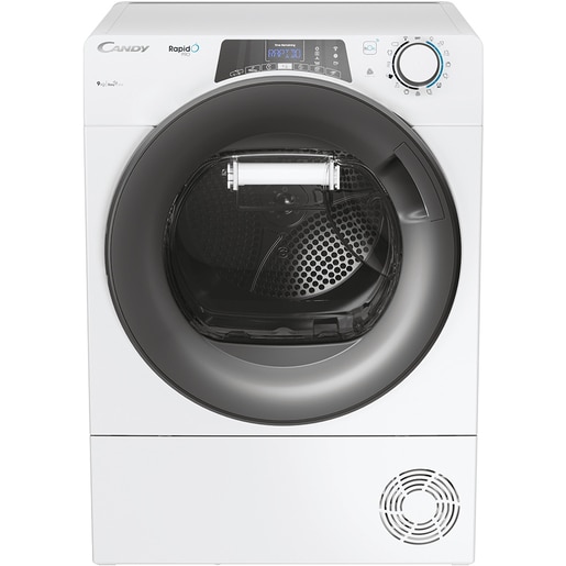 Uscator de rufe CANDY Rapido Pro RPE H9A2TRE-S, Pompa de caldura, 9 kg, 14 programe, Clasa E, Wi-Fi, alb Uscator de rufe CANDY Rapido Pro RPE H9A2TRE-S, Pompa de caldura, 9 kg, 14 programe, Clasa E, Wi-Fi, alb