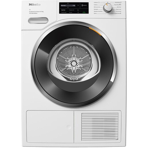 Uscator de rufe MIELE TWL 680 WP 125 Gala Edition, Pompa de caldura, 9 kg, 12 programe, Clasa C, alb Uscator de rufe MIELE TWL 680 WP 125 Gala Edition, Pompa de caldura, 9 kg, 12 programe, Clasa C, alb