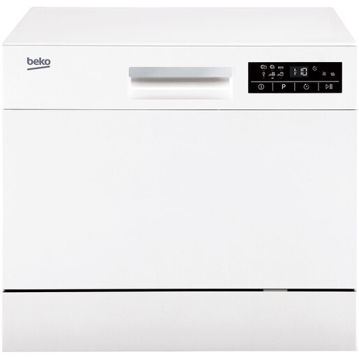 Masina de spalat vase independenta BEKO DTC36610W, 6 seturi, 6 programe, 55 cm, Clasa F, alb Masina de spalat vase independenta BEKO DTC36610W, 6 seturi, 6 programe, 55 cm, Clasa F, alb