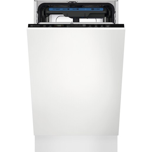 Masina de spalat vase incorporabila ELECTROLUX EEM63301L, 10 seturi, 8 programe, 45 cm, Clasa D, panou comanda negru Masina de spalat vase incorporabila ELECTROLUX EEM63301L, 10 seturi, 8 programe, 45 cm, Clasa D, panou comanda negru