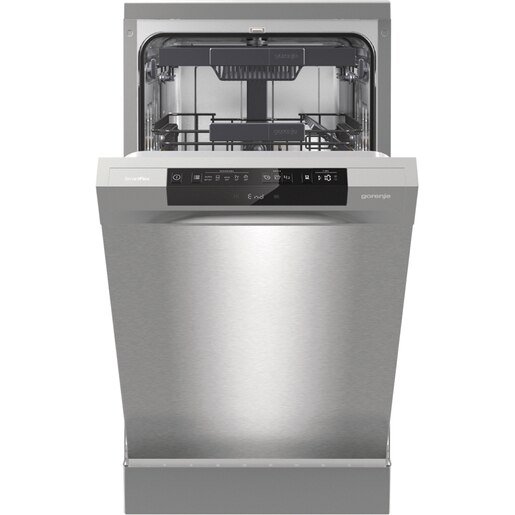 Masina de spalat vase independenta GORENJE GS541D10X, 9 seturi, 5 programe, 45 cm, Clasa D, argintiu Masina de spalat vase independenta GORENJE GS541D10X, 9 seturi, 5 programe, 45 cm, Clasa D, argintiu
