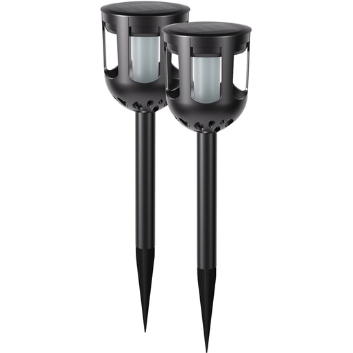 Lampa solara MYRIA MY10313, 0.2W, 5lm, IP44, negru, 2 bucati Lampa solara MYRIA MY10313, 0.2W, 5lm, IP44, negru, 2 bucati