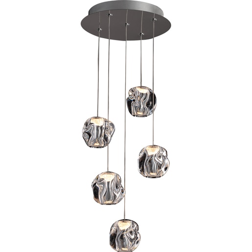 Lustra LED MYRIA Stone MY10329CH, 24W, 1240lm, 4000K, IP20, crom Lustra LED MYRIA Stone MY10329CH, 24W, 1240lm, 4000K, IP20, crom