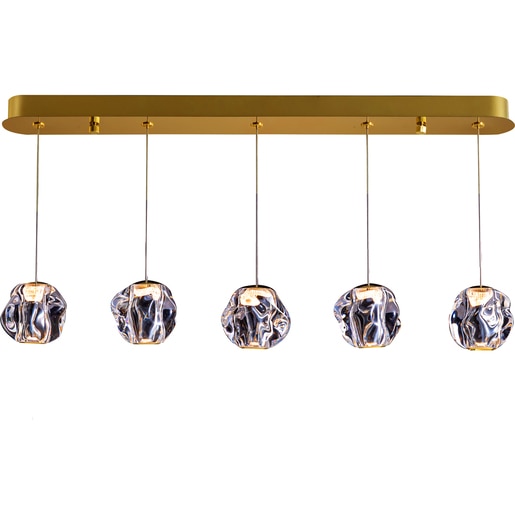 Lustra LED MYRIA Stone MY10330GD, 24W, 1250lm, 4000K, IP20, auriu Lustra LED MYRIA Stone MY10330GD, 24W, 1250lm, 4000K, IP20, auriu