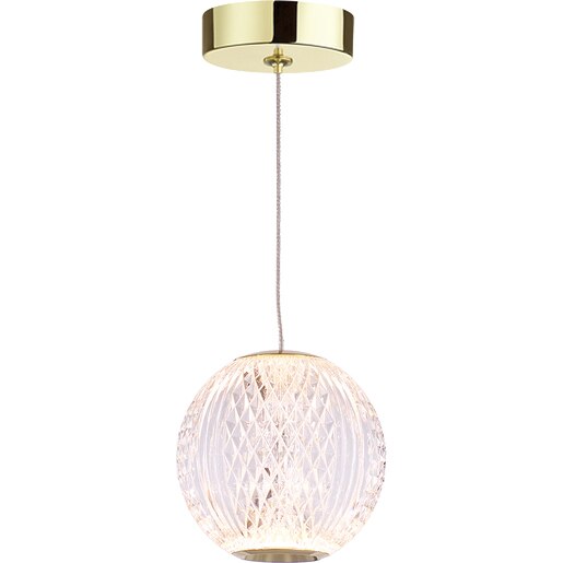 Pendul suspendat MYRIA Diamond MY10335, LED, 6W, 12x12x150 cm, auriu Pendul suspendat MYRIA Diamond MY10335, LED, 6W, 12x12x150 cm, auriu