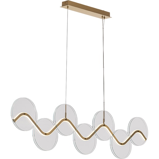 Lustra LED MYRIA Voluta MY10369BS, 40W, 3096lm, 4000K, IP20, alama Lustra LED MYRIA Voluta MY10369BS, 40W, 3096lm, 4000K, IP20, alama