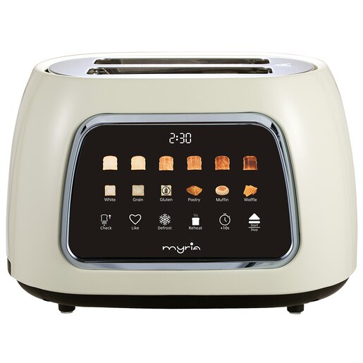 Prajitor de paine MYRIA MY4730, 2 felii, 800W, bej Prajitor de paine MYRIA MY4730, 2 felii, 800W, bej