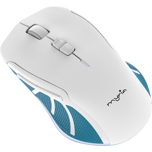 Mouse Wireless Myria MY8547BL, 2400dpi, alb-albastru Mouse Wireless Myria MY8547BL, 2400dpi, alb-albastru