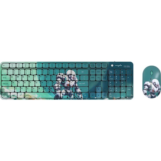 Kit PC Wireless 3 in 1 MYRIA MY8551, Tastatura, Mouse, Mousepad, multicolor Kit PC Wireless 3 in 1 MYRIA MY8551, Tastatura, Mouse, Mousepad, multicolor
