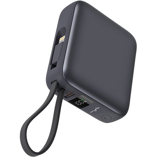 Baterie externa MYRIA MY9207, 10000 mAh, 2x USB-C, gri Baterie externa MYRIA MY9207, 10000 mAh, 2x USB-C, gri