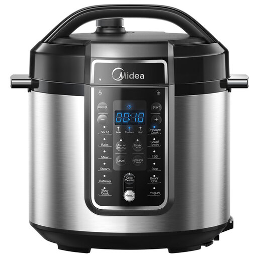 Multicooker MIDEA MY-CS6037WPB, 6l, 1000W, 8 programe, argintiu-negru Multicooker MIDEA MY-CS6037WPB, 6l, 1000W, 8 programe, argintiu-negru