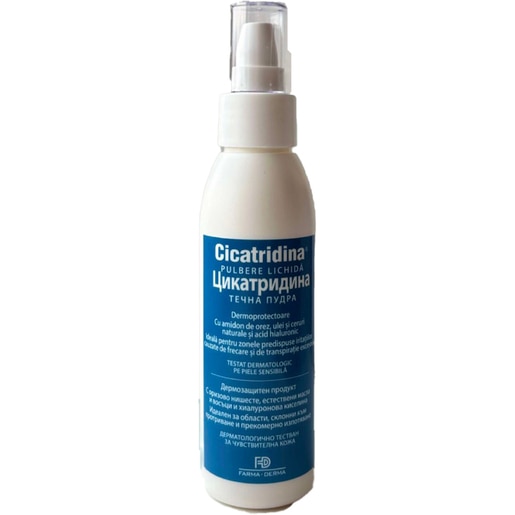 Pulbere lichida pentru corp Cicatridina NATURPHARMA, 120ml Pulbere lichida pentru corp Cicatridina NATURPHARMA, 120ml