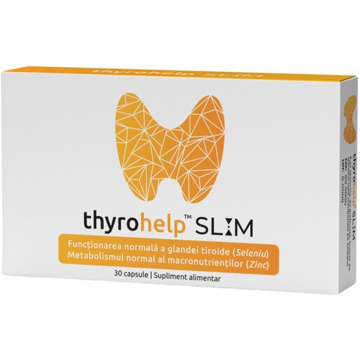 Supliment Thyrohelp Slim, 30 capsule, NATURPHARMA Supliment Thyrohelp Slim, 30 capsule, NATURPHARMA