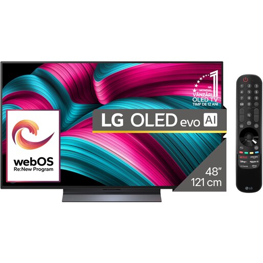 Televizor OLED Evo Smart LG 48C5ELB, Ultra HD 4K, HDR, 121cm Televizor OLED Evo Smart LG 48C5ELB, Ultra HD 4K, HDR, 121cm