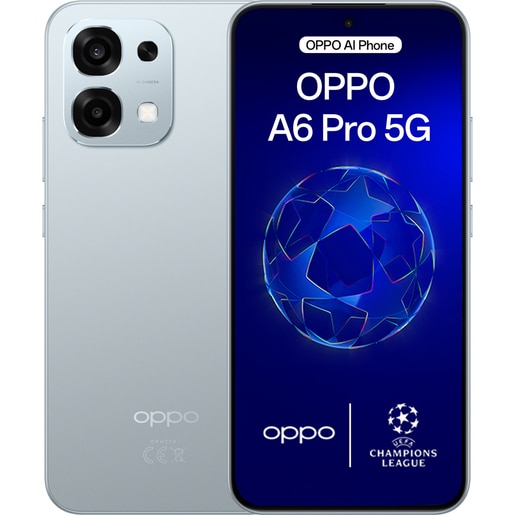 Telefon OPPO A6 Pro 5G, 256GB, 8GB RAM, Dual SIM, Lunar Titanium Telefon OPPO A6 Pro 5G, 256GB, 8GB RAM, Dual SIM, Lunar Titanium