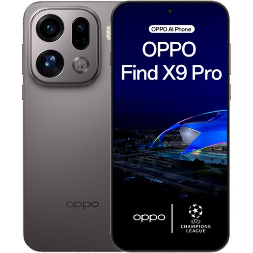 Telefon OPPO Find X9 Pro, 512GB, 16GB RAM, Dual SIM, Titanium Charcoal Telefon OPPO Find X9 Pro, 512GB, 16GB RAM, Dual SIM, Titanium Charcoal