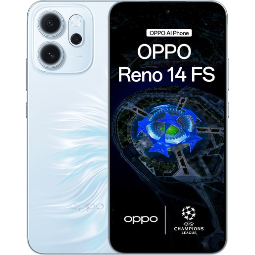 Telefon OPPO Reno 14 FS 5G, 512GB, 12GB RAM, Dual SIM, Opal Blue Telefon OPPO Reno 14 FS 5G, 512GB, 12GB RAM, Dual SIM, Opal Blue