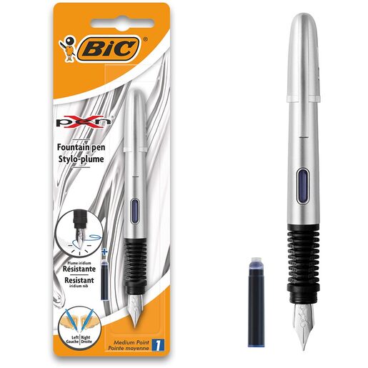 Stilou clasic BIC Xpen Chrome, 0.3 mm, argintiu Stilou clasic BIC Xpen Chrome, 0.3 mm, argintiu