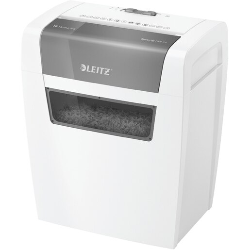 Distrugator documente manual LEITZ IQ Home, 6 coli, 15l, Cross-Cut, alb Distrugator documente manual LEITZ IQ Home, 6 coli, 15l, Cross-Cut, alb