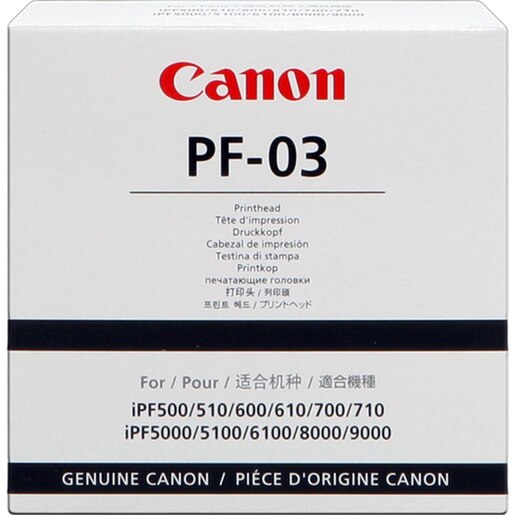 Cap de printare CANON PF-03, negru Cap de printare CANON PF-03, negru