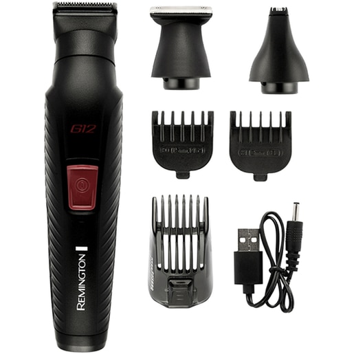 Aparat de tuns multifunctional 12 in1 REMINGTON Graphite Series G12 PG2120, acumulator, autonomie 40 min, negru Aparat de tuns multifunctional 12 in1 REMINGTON Graphite Series G12 PG2120, acumulator, autonomie 40 min, negru