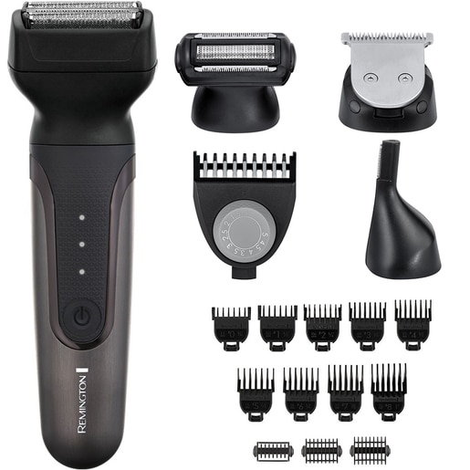 Aparat de tuns multifunctional 14 in 1 REMINGTON ONE Total Body PG780, acumulator, autonomie 60 min, 14 piepteni, rezistent la apa, negru Aparat de tuns multifunctional 14 in 1 REMINGTON ONE Total Body PG780, acumulator, autonomie 60 min, 14 piepteni, rezistent la apa, negru