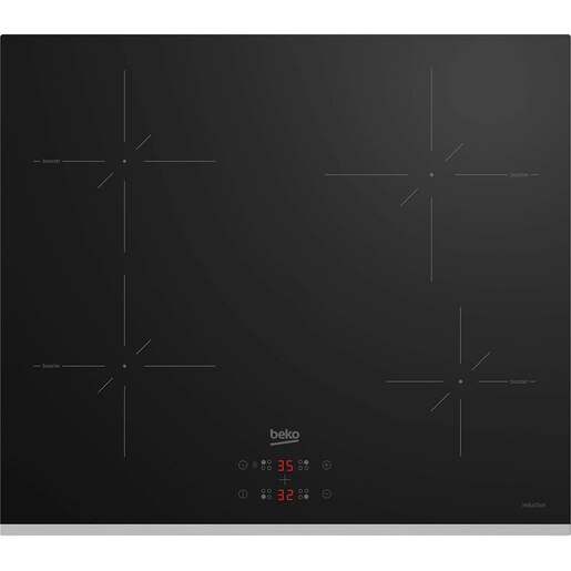 Plita incorporabila BEKO HII64401SMTX, inductie, 4 arzatoare, Touch Control, negru Plita incorporabila BEKO HII64401SMTX, inductie, 4 arzatoare, Touch Control, negru