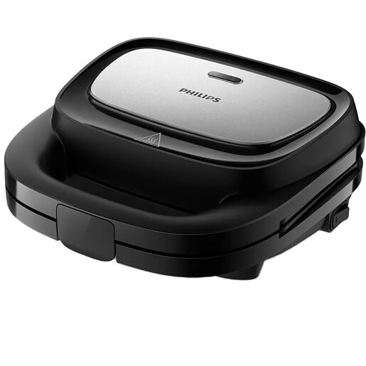 Sandwich maker PHILIPS Seria 3000 HD2350/80, 750W, 3 placi detasabile, negru-argintiu Sandwich maker PHILIPS Seria 3000 HD2350/80, 750W, 3 placi detasabile, negru-argintiu