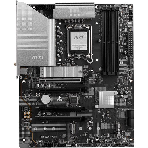 Placa de baza MSI PRO Z890-S WIFI, Socket 1851, ATX, Wi-Fi Placa de baza MSI PRO Z890-S WIFI, Socket 1851, ATX, Wi-Fi