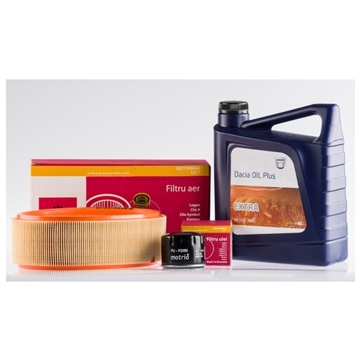 Kit schimb ulei Silver DACIA Oil pentru Dacia Logan 1.4 Mpi Kit schimb ulei Silver DACIA Oil pentru Dacia Logan 1.4 Mpi
