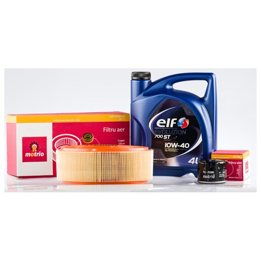 Kit schimb ulei ELF pentru Dacia Logan 1.6 Mpi Kit schimb ulei ELF pentru Dacia Logan 1.6 Mpi