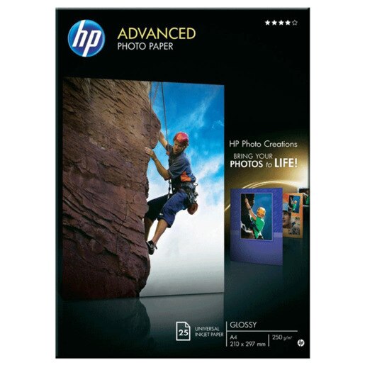Hartie foto originala HP Advanced Q5456A, 210 x 297mm, 25 coli Hartie foto originala HP Advanced Q5456A, 210 x 297mm, 25 coli