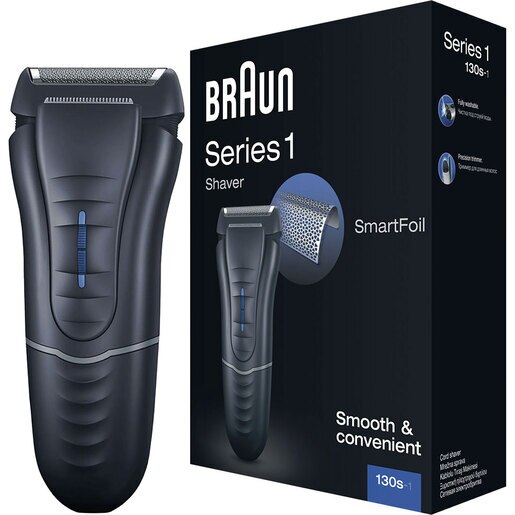 Aparat de ras BRAUN Series 1 130, SmartFoil, negru Aparat de ras BRAUN Series 1 130, SmartFoil, negru