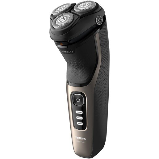 Aparat de ras PHILIPS Seria3000 S3242/12, Wet&Dry, autonomie 60 min, 3 elemente de taiere, auriu Aparat de ras PHILIPS Seria3000 S3242/12, Wet&Dry, autonomie 60 min, 3 elemente de taiere, auriu