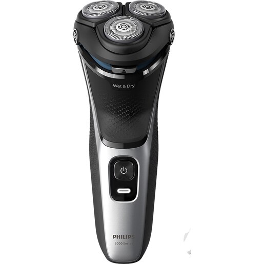 Aparat de ras PHILIPS Seria3000 S3143/00, Wet&Dry, autonomie 60 min, 3 elemente de taiere, argintiu Aparat de ras PHILIPS Seria3000 S3143/00, Wet&Dry, autonomie 60 min, 3 elemente de taiere, argintiu