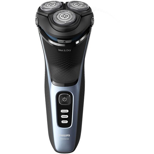 Aparat de ras PHILIPS Seria3000 S3243/12, Wet&Dry, autonomie 60 min, 3 elemente de taiere, albastru Aparat de ras PHILIPS Seria3000 S3243/12, Wet&Dry, autonomie 60 min, 3 elemente de taiere, albastru