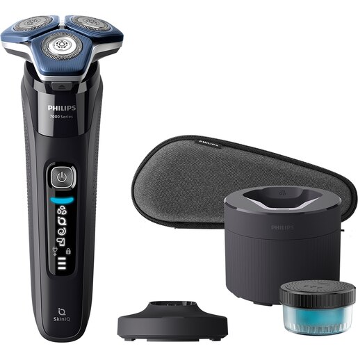 Aparat de ras PHILIPS Shaver Series 7000 S7886/55, acumulator, autonomie 60 min, SkinIQ, negru Aparat de ras PHILIPS Shaver Series 7000 S7886/55, acumulator, autonomie 60 min, SkinIQ, negru