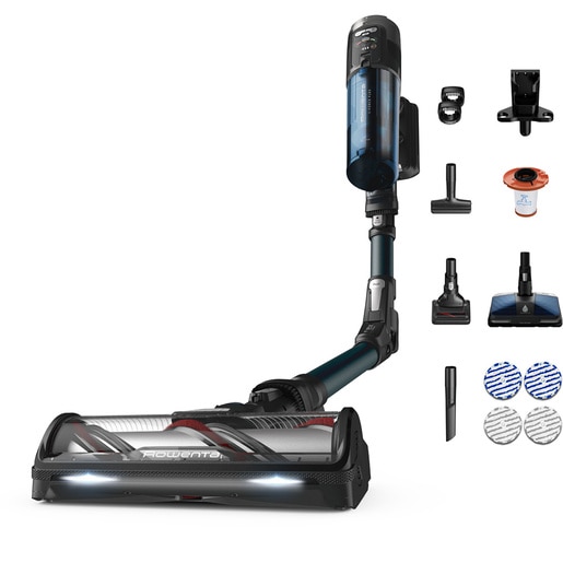 Aspirator vertical ROWENTA X-Force Flex 13.60 RH9AD1WO, 0.65l, autonomie max 60 min, albastru-negru Aspirator vertical ROWENTA X-Force Flex 13.60 RH9AD1WO, 0.65l, autonomie max 60 min, albastru-negru
