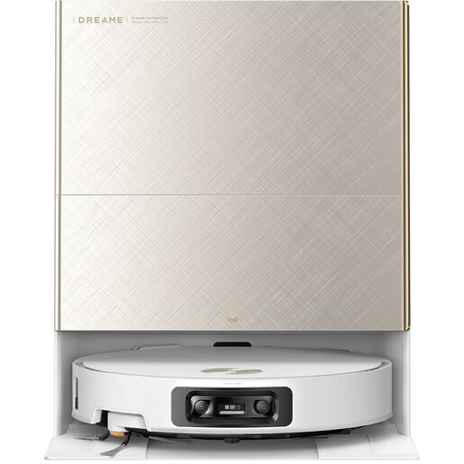 Aspirator robot DREAME X60 Ultra Complete RLX87DEWH, 0.23l, 14.4V, autonomie max 180 min, HyperStream Detangling DuoBrush 2.0, alb-auriu Aspirator robot DREAME X60 Ultra Complete RLX87DEWH, 0.23l, 14.4V, autonomie max 180 min, HyperStream Detangling DuoBrush 2.0, alb-auriu