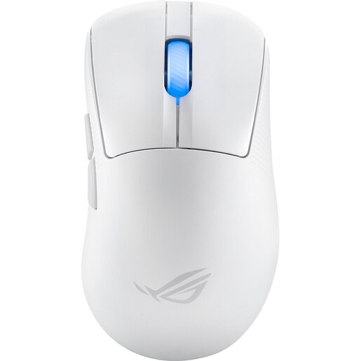 Mouse Gaming Wireless ASUS ROG Keris II Ace, Tri-Mode, 42000 dpi, Bluetooth, alb Mouse Gaming Wireless ASUS ROG Keris II Ace, Tri-Mode, 42000 dpi, Bluetooth, alb