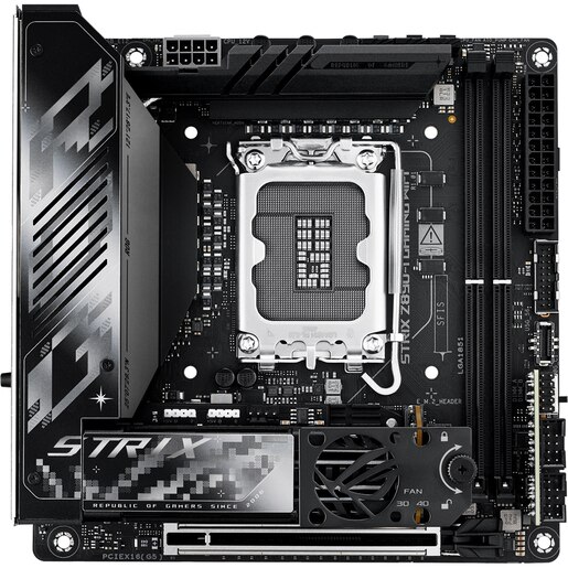 Placa de baza ASUS ROG STRIX Z890-I GAMING WIFI, Socket 1851, Mini-ITX, Wi-Fi Placa de baza ASUS ROG STRIX Z890-I GAMING WIFI, Socket 1851, Mini-ITX, Wi-Fi