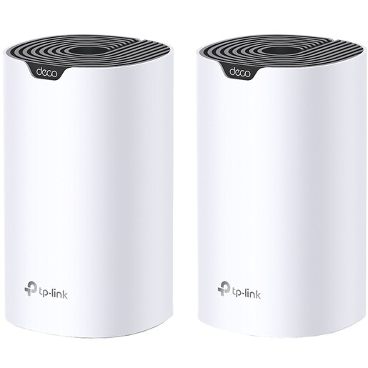 Sistem Wireless Mesh TP-LINK Deco S7 AC1900, Dual Band 600 + 1300 Mbps, 2 buc, alb Sistem Wireless Mesh TP-LINK Deco S7 AC1900, Dual Band 600 + 1300 Mbps, 2 buc, alb