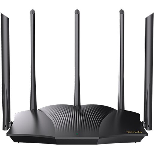 Router Wireless Gigabit TENDA TX12 Pro AX3000, Wi-Fi 6, Dual-band 574 + 2402 Mbps, MU-MIMO, negru Router Wireless Gigabit TENDA TX12 Pro AX3000, Wi-Fi 6, Dual-band 574 + 2402 Mbps, MU-MIMO, negru