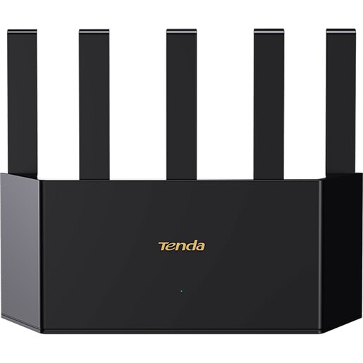 Router Wireless Gigabit TENDA TX12L Pro AX3000, Wi-Fi 6, Dual-Band 574 + 2402 Mbps, negru Router Wireless Gigabit TENDA TX12L Pro AX3000, Wi-Fi 6, Dual-Band 574 + 2402 Mbps, negru