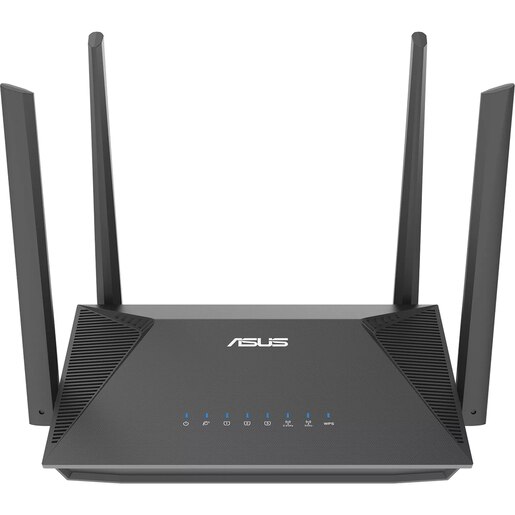 Router Wireless Gigabit ASUS RT-AX52 Pro AX3000, Wi-Fi 6, Dual-Band 574 + 2402 Mbps, negru Router Wireless Gigabit ASUS RT-AX52 Pro AX3000, Wi-Fi 6, Dual-Band 574 + 2402 Mbps, negru