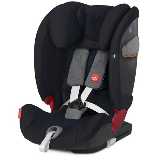 Scaun auto GB Everna-fix, Isofix, 9-36kg, negru-gri Scaun auto GB Everna-fix, Isofix, 9-36kg, negru-gri