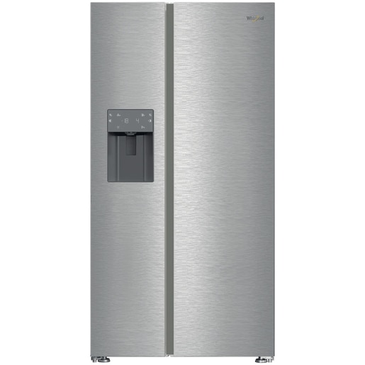 Side by Side WHIRLPOOL WHG2 6573W X4E, No Frost, 578 l, H 179 cm, Clasa E, Dozator apa, inox Side by Side WHIRLPOOL WHG2 6573W X4E, No Frost, 578 l, H 179 cm, Clasa E, Dozator apa, inox