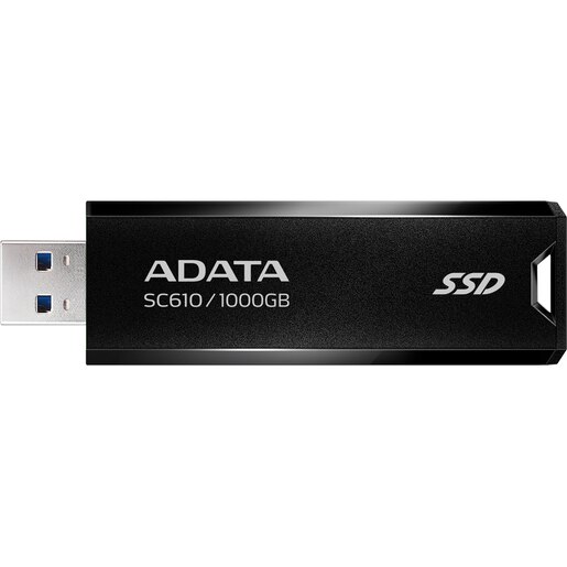 SSD extern ADATA SC610-1000G-CBK/RD, 1TB, USB 3.2 Gen3.2, negru SSD extern ADATA SC610-1000G-CBK/RD, 1TB, USB 3.2 Gen3.2, negru