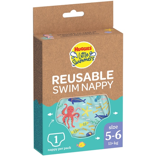 Scutece chilotel baie HUGGIES LS UnderSea nr 5-6, Unisex, 13kg+, 1 buc Scutece chilotel baie HUGGIES LS UnderSea nr 5-6, Unisex, 13kg+, 1 buc