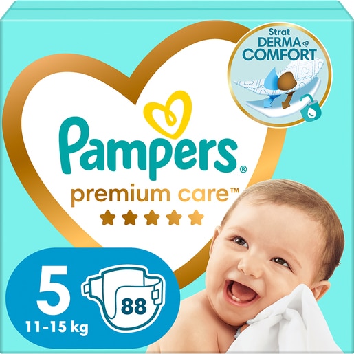 Scutece PAMPERS Premium Care Mega Box nr 5, Unisex, 11-16 kg, 88 buc Scutece PAMPERS Premium Care Mega Box nr 5, Unisex, 11-16 kg, 88 buc